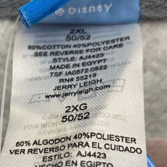 NWT Disney Plus Size Minnie Mouse Hoodie/Pullover Gray Size 2XL/50-52 - Picture 7 of 8
